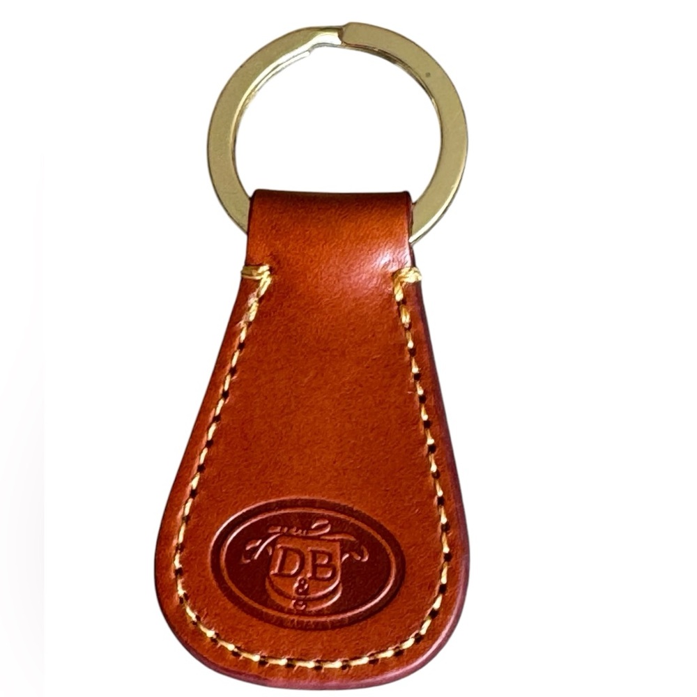 Brown Leather Keychain - Picture 5 of 5